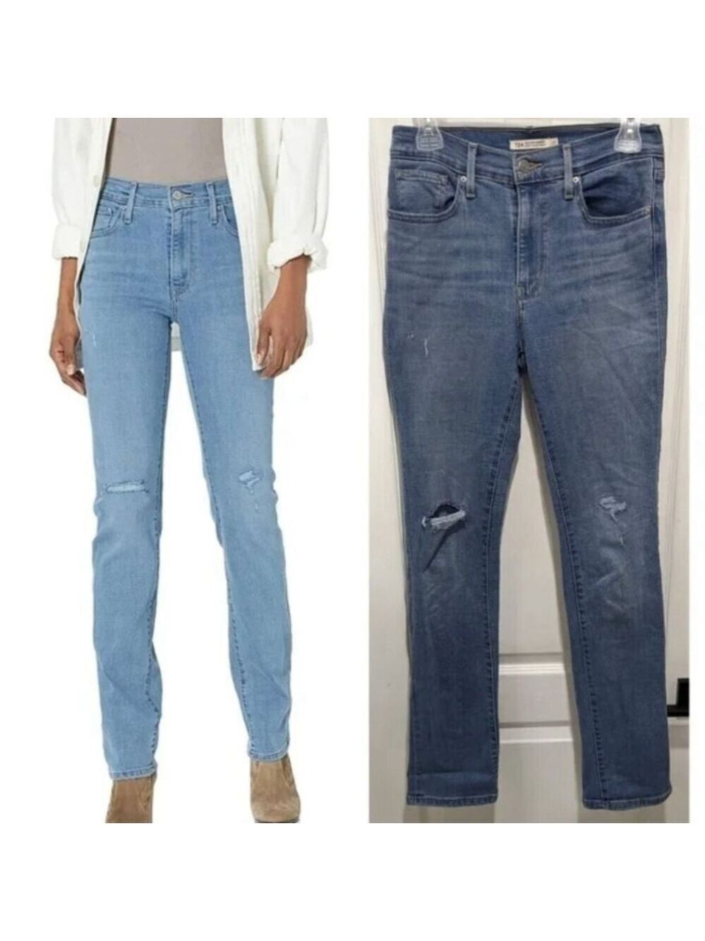 Levi's | 724 High-rise Straight Jeans in Slate Fixer